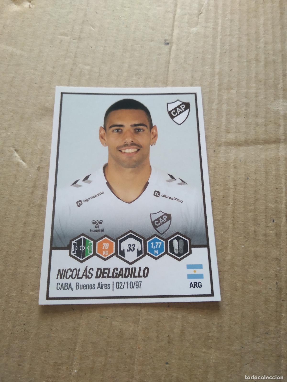Cromos de F&uacute;tbol: 324 NICOLAS DELGADILLO PLATENSE CROMO FUTBOL ARGENTINO PANINI LIGA ARGENTINA 2022
