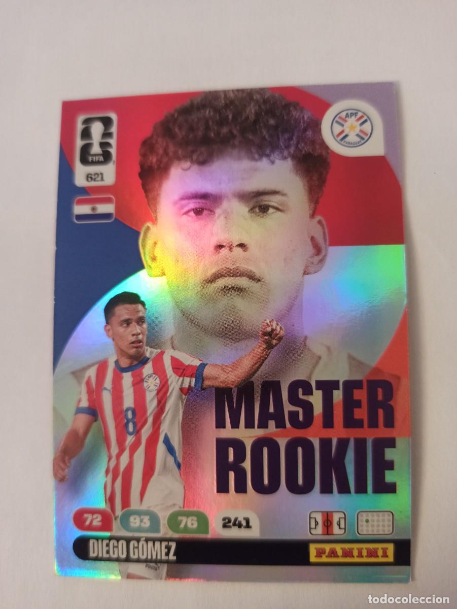 Cromos de F&uacute;tbol: Diego G&oacute;mez n&deg; 621 - Paraguay - MASTER ROOKIE - ADRENALYN FIFA WORLD CUP 2026