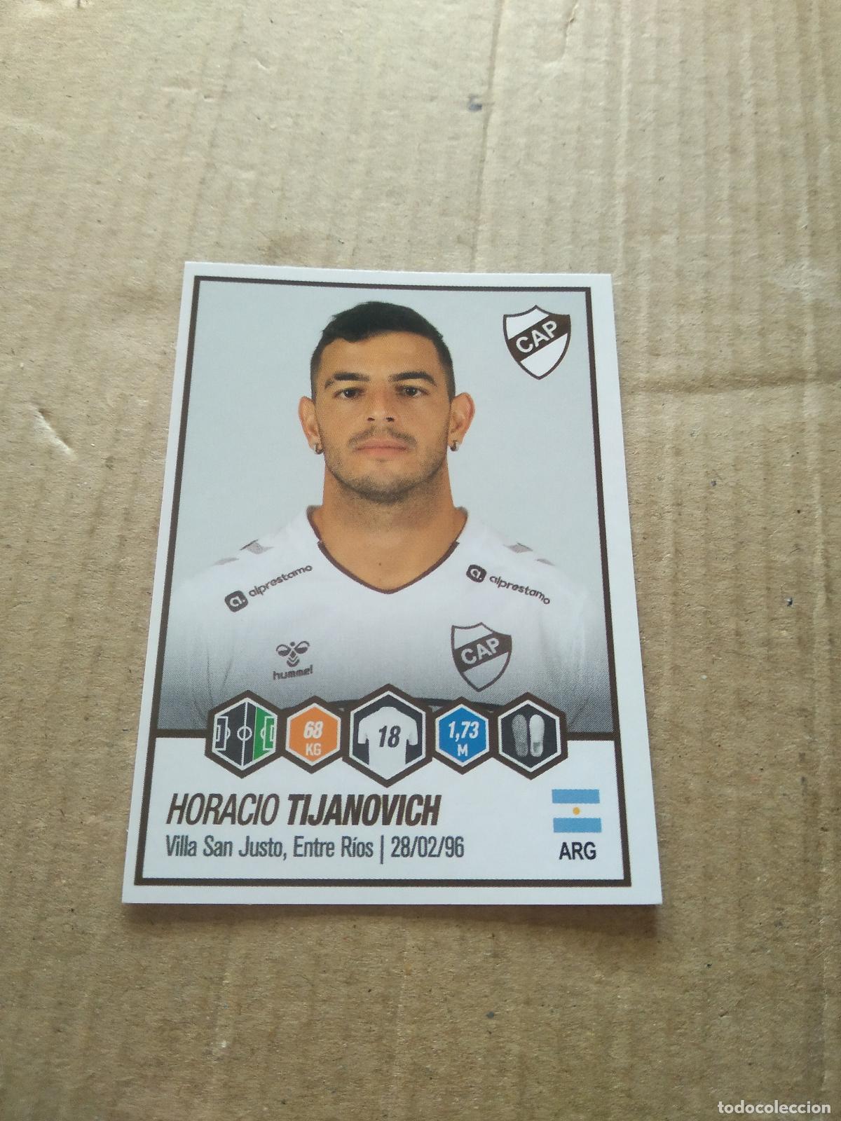 Cromos de F&uacute;tbol: 326 HORACIO TIJANOVICH PLATENSE CROMO FUTBOL ARGENTINO PANINI LIGA ARGENTINA 2022