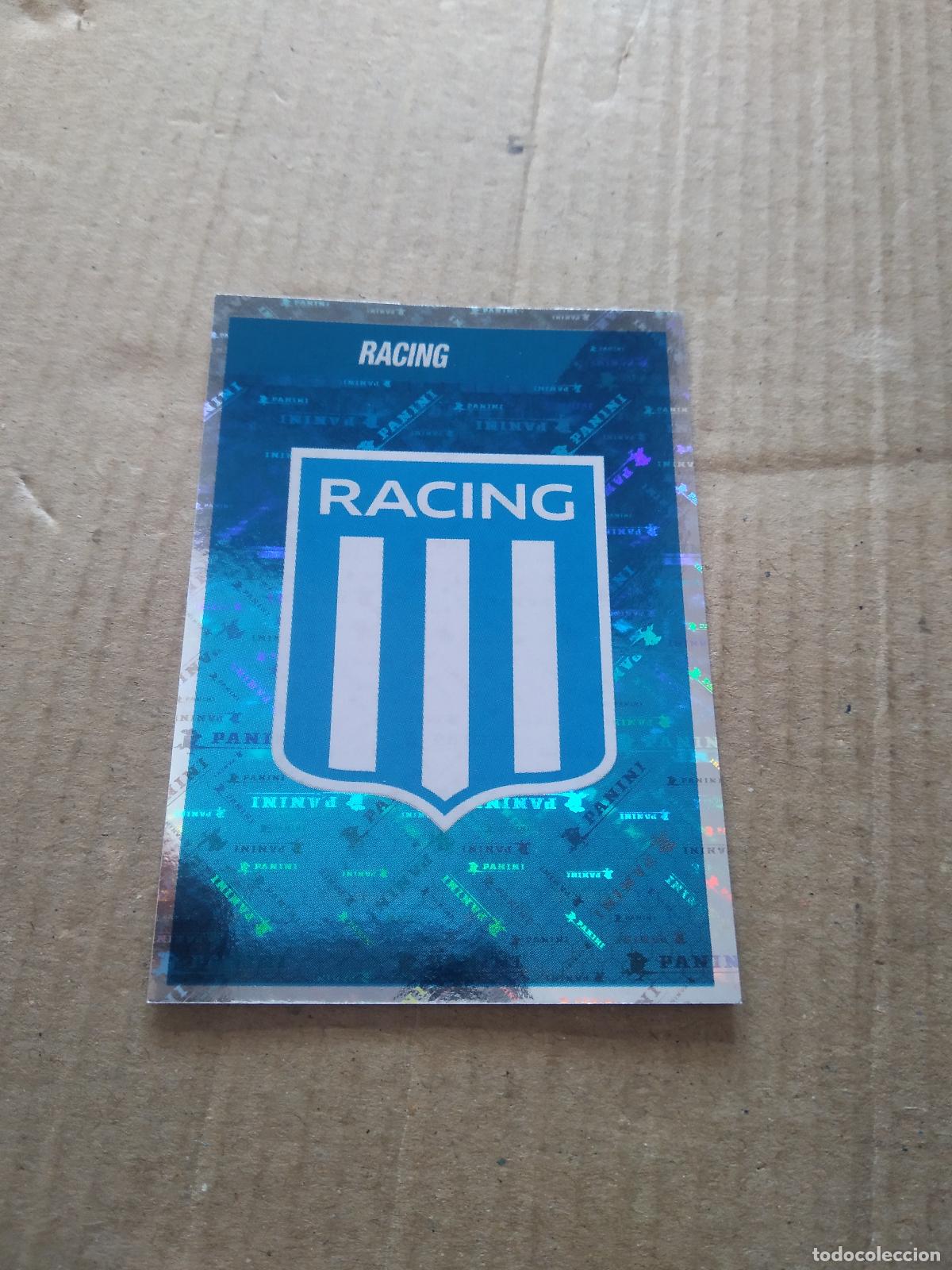 Cromos de F&uacute;tbol: 327 ESCUDO RACING CROMO FUTBOL ARGENTINO PANINI LIGA ARGENTINA 2022