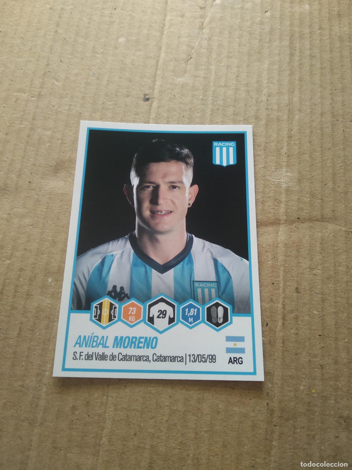 Cromos de F&uacute;tbol: 334 ANIBAL MORENO RACING CROMO FUTBOL ARGENTINO PANINI LIGA ARGENTINA 2022