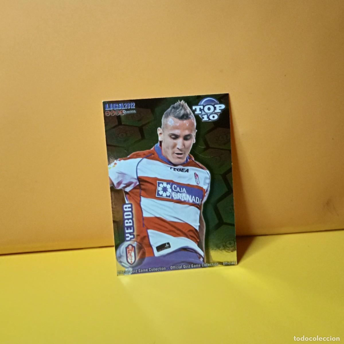 Cromos de Futebol: MUNDICROMO 2011 2012 11 12 BRILLO LISO DORADO, AMARILLO TOP GRANADA C.F YEBDA 621