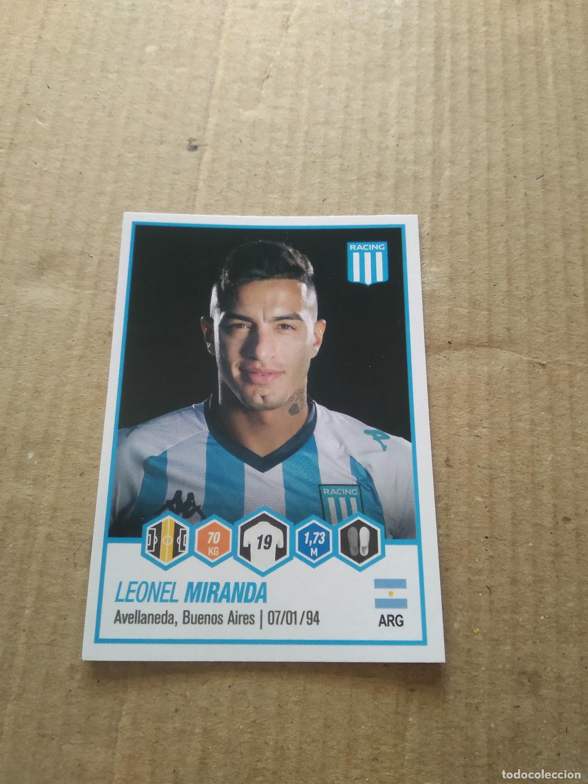 Cromos de Futebol: 338 LEONEL MIRANDA RACING CROMO FUTBOL ARGENTINO PANINI LIGA ARGENTINA 2022