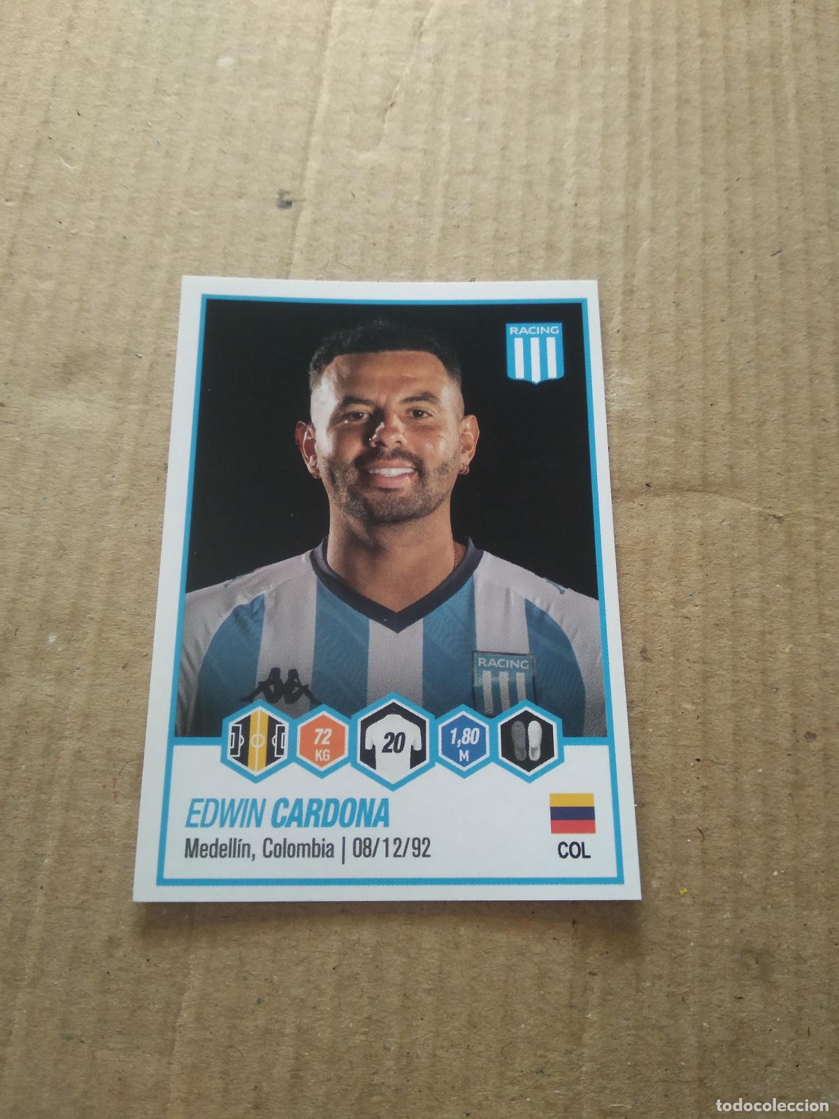 Cromos de Futebol: 339 EDWIN CARDONA RACING CROMO FUTBOL ARGENTINO PANINI LIGA ARGENTINA 2022