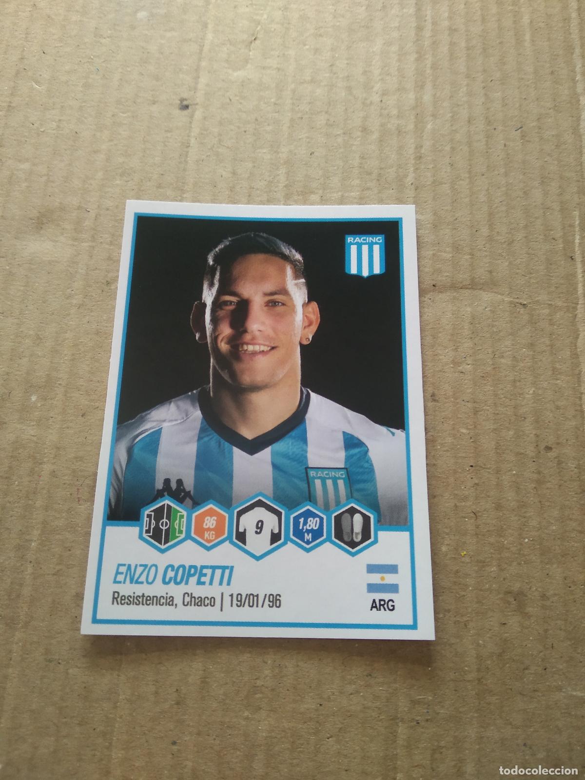 Cromos de Futebol: 341 ENZO COPETTI RACING CROMO FUTBOL ARGENTINO PANINI LIGA ARGENTINA 2022