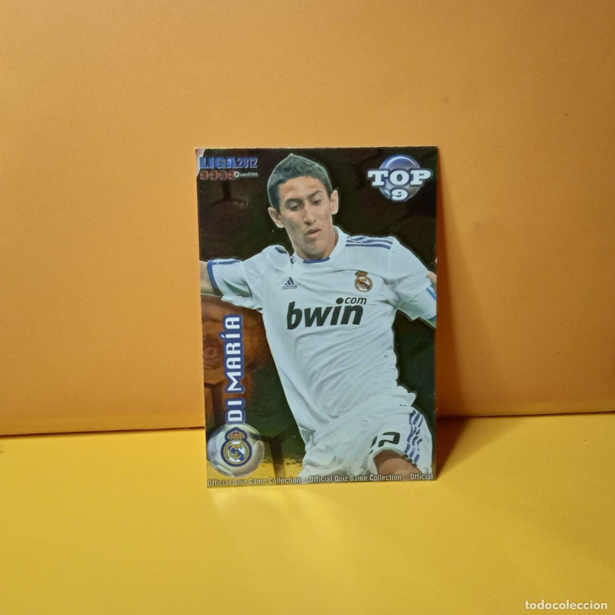 Cromos de Futebol: MUNDICROMO 2011 2012 11 12 BRILLO LISO DORADO, AMARILLO TOP REAL MADRID DI MAR&Iacute;A 623