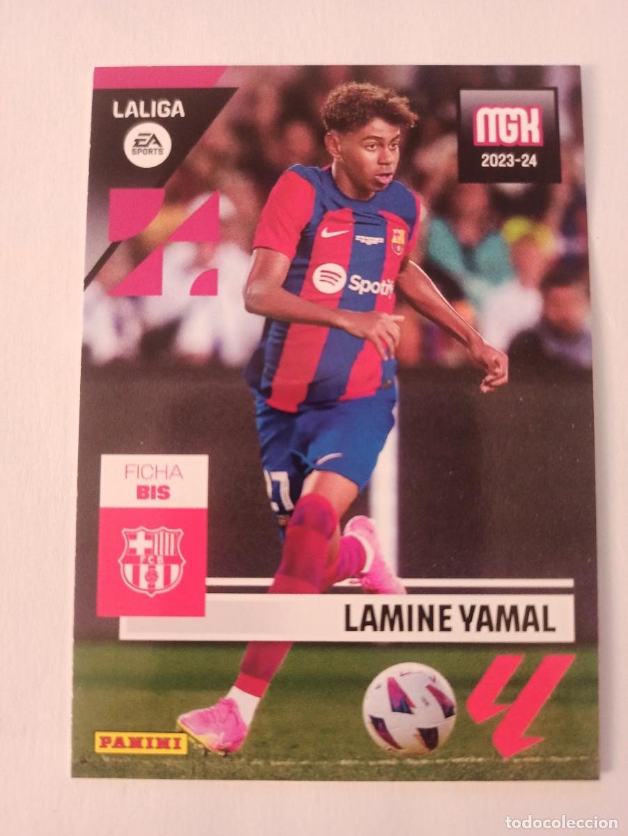 Football Stickers: LAMINE YAMAL 108 BIS - ROOKIE - BARCELONA - MEGACRACKS 2023 2024 23 24 - 3 &ordf; Tercera Edici&oacute;n - MGK