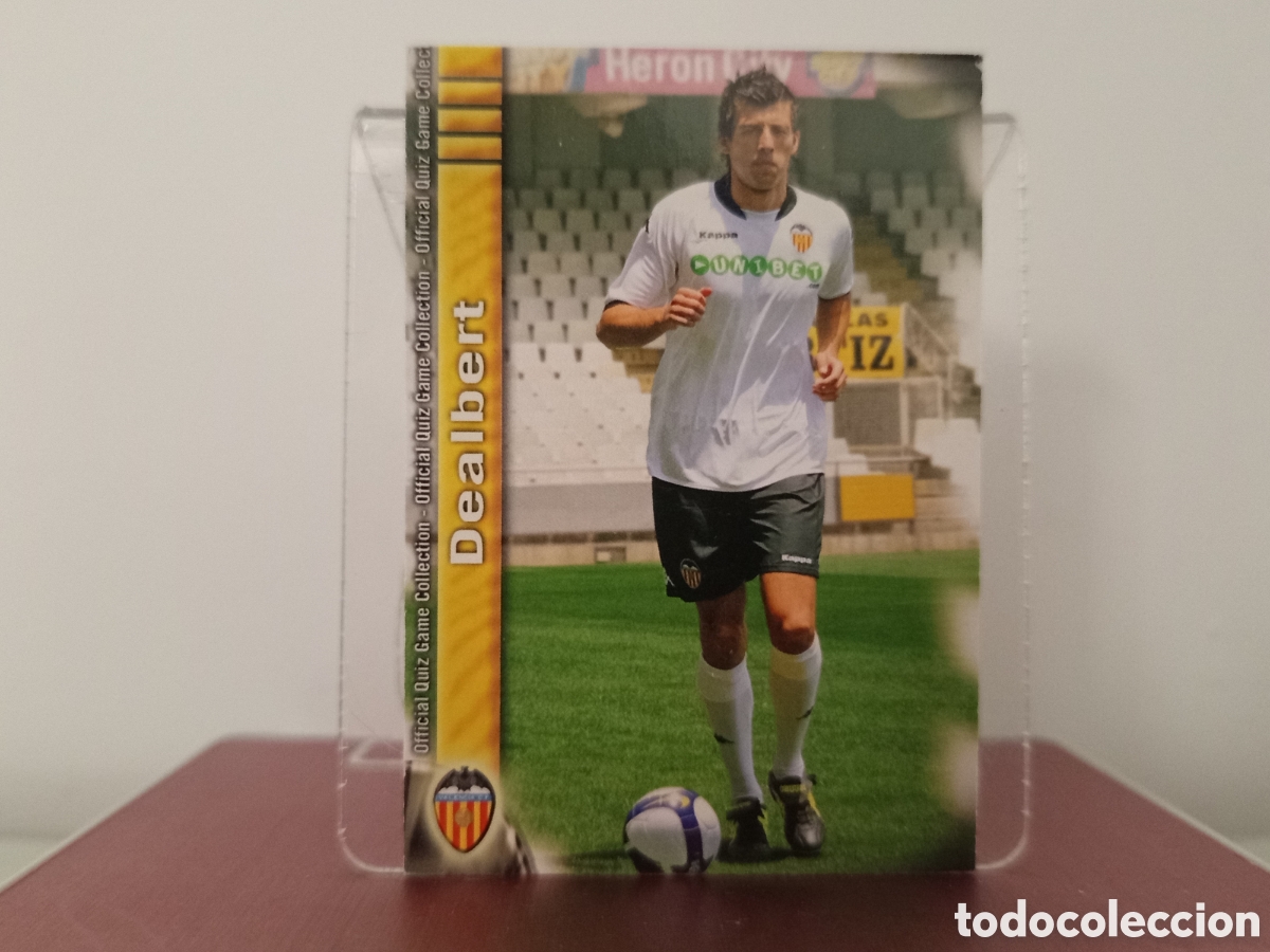 Figurine di Calcio: ❇️ CROMO ⚽ DEALBERT VALENCIA 145 FICHAS LIGA QUIZ COLLECTION MUNDICROMO ❇️