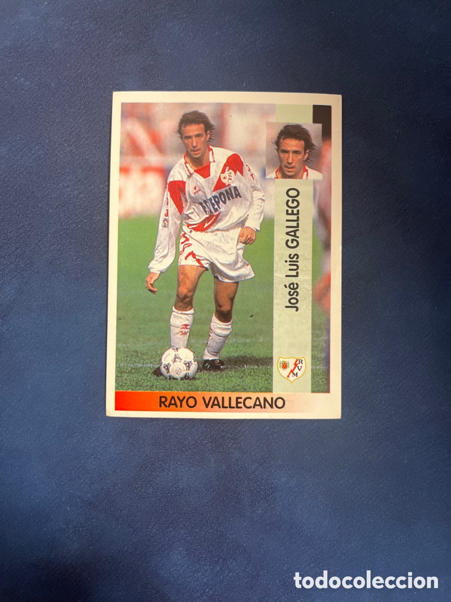 Football Stickers: GALLEGO 332 RAYO VALLECANO 96 97 PANINI 1996 1997 NUEVO SIN PEGAR CROMO UNIFICO ENVIO