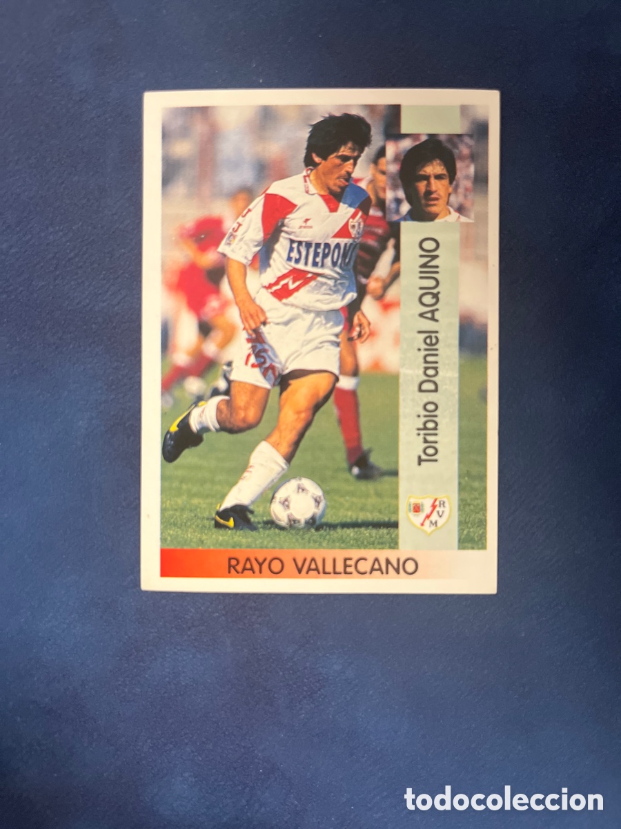 Cromos de F&uacute;tbol: AQUINO 335 RAYO VALLECANO 96 97 PANINI 1996 1997 NUEVO SIN PEGAR CROMO UNIFICO ENVIO