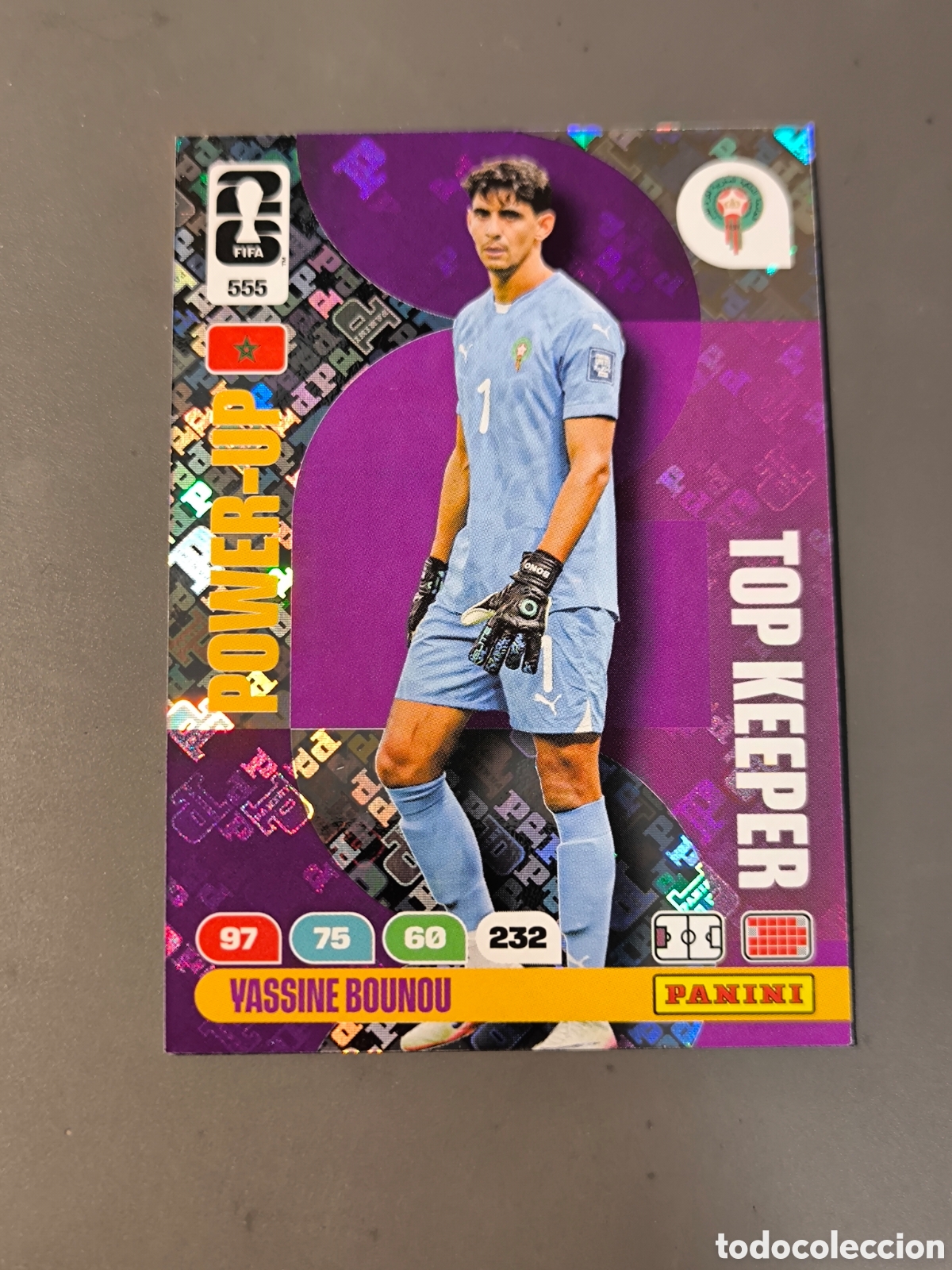 Cromos de F&uacute;tbol: YASSINE BOUNOU 555 Top Keeper Marruecos Mundial 2026