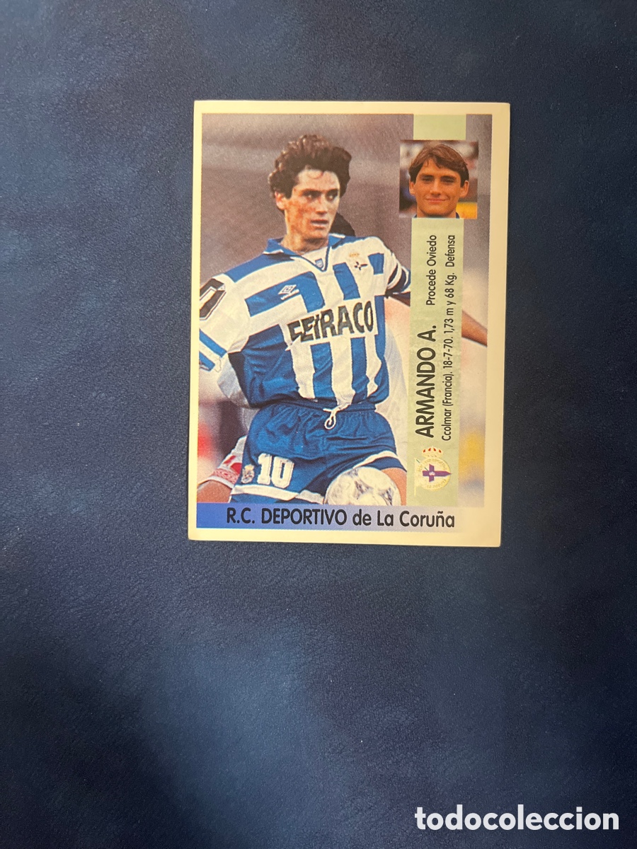 Figurine di Calcio: ARMANDO 358 DEPORTIVO DE LA CORU&Ntilde;A 96 97 PANINI 1996 1997 NUEVO SIN PEGAR CROMO UNIFICO ENVIO