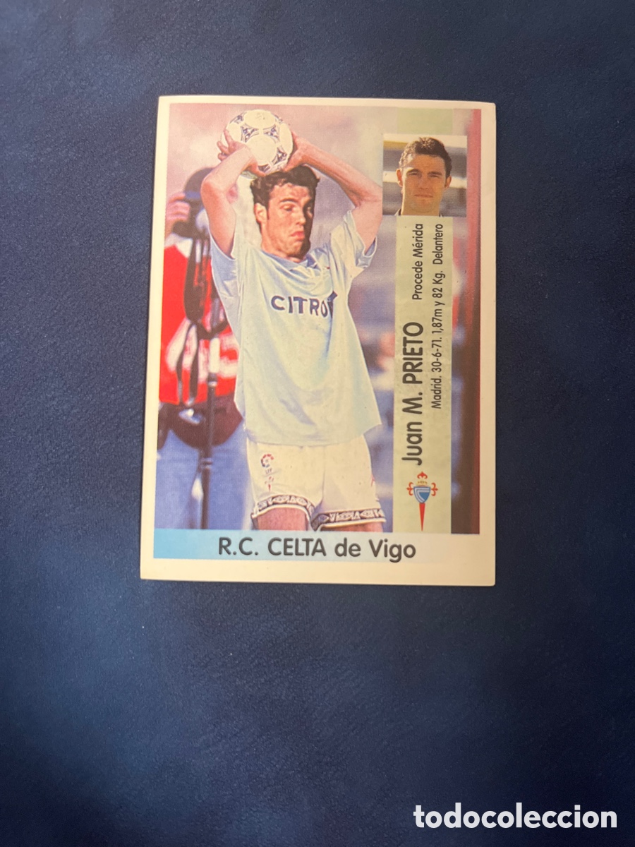 Fu&szlig;ball-Sticker: PRIETO 364 CELTA DE VIGO 96 97 PANINI 1996 1997 NUEVO SIN PEGAR CROMO UNIFICO ENVIO