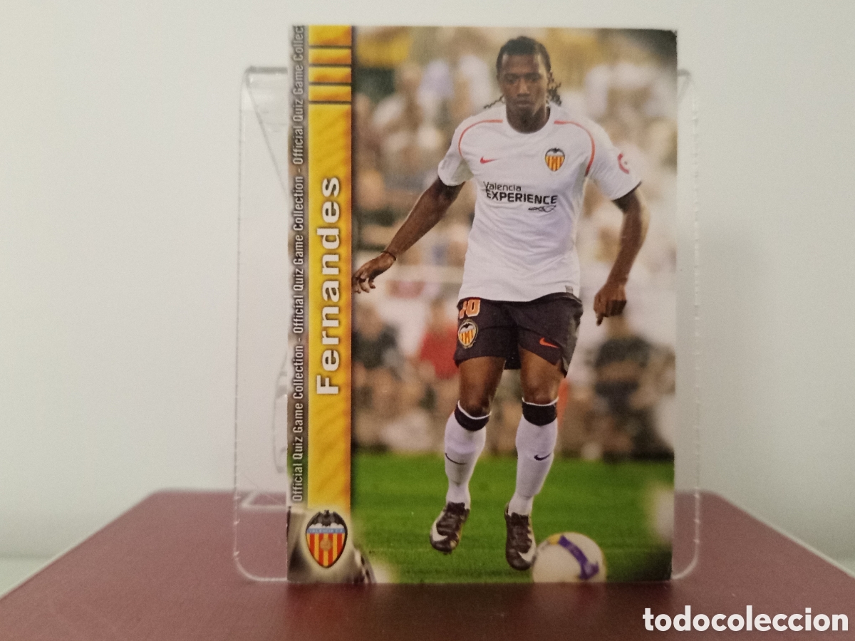Cromos de F&uacute;tbol: ❇️ CROMO ⚽ FERNANDES VALENCIA 148 FICHAS LIGA QUIZ COLLECTION MUNDICROMO ❇️