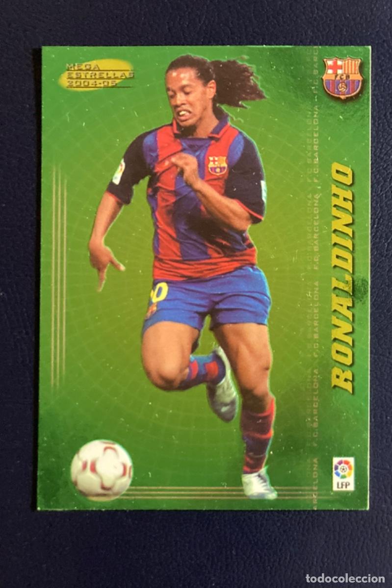 Cromos de F&uacute;tbol: RONALDINHO MEGA ESTRELLAS N&ordm; 387-MEGACRACKS 2004-2005-F.C. BARCELONA
