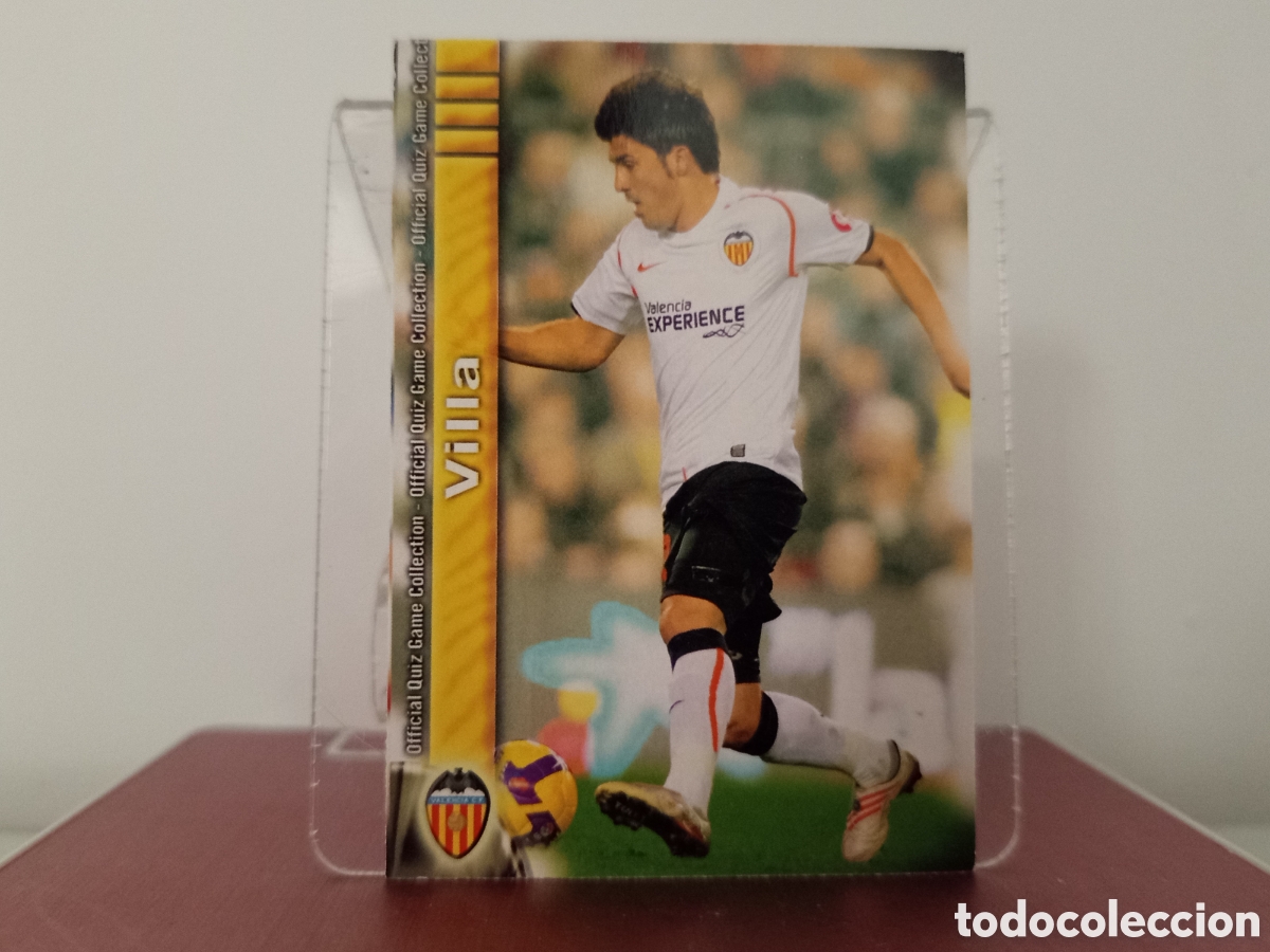 Figurine di Calcio: ❇️ CROMO ⚽ VILLA VALENCIA 156 FICHAS LIGA QUIZ COLLECTION MUNDICROMO ❇️