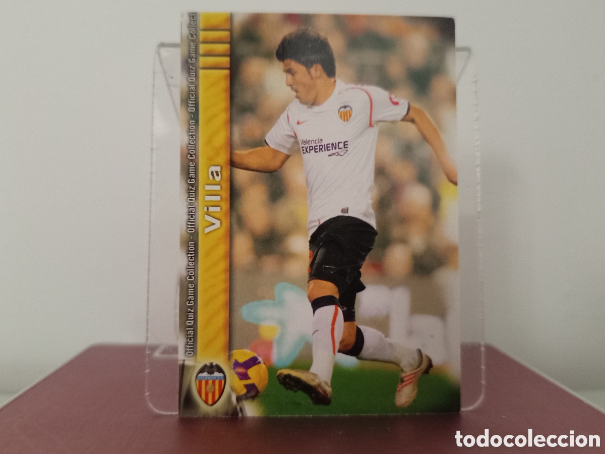 Figurine di Calcio: ❇️ CROMO ⚽ VILLA VALENCIA 156 FICHAS LIGA QUIZ COLLECTION MUNDICROMO ❇️
