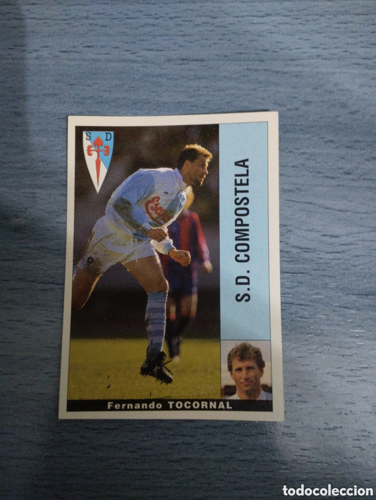 Cromos de F&uacute;tbol: Cromo Panini liga 95 96 tocornal compostela sin pegar