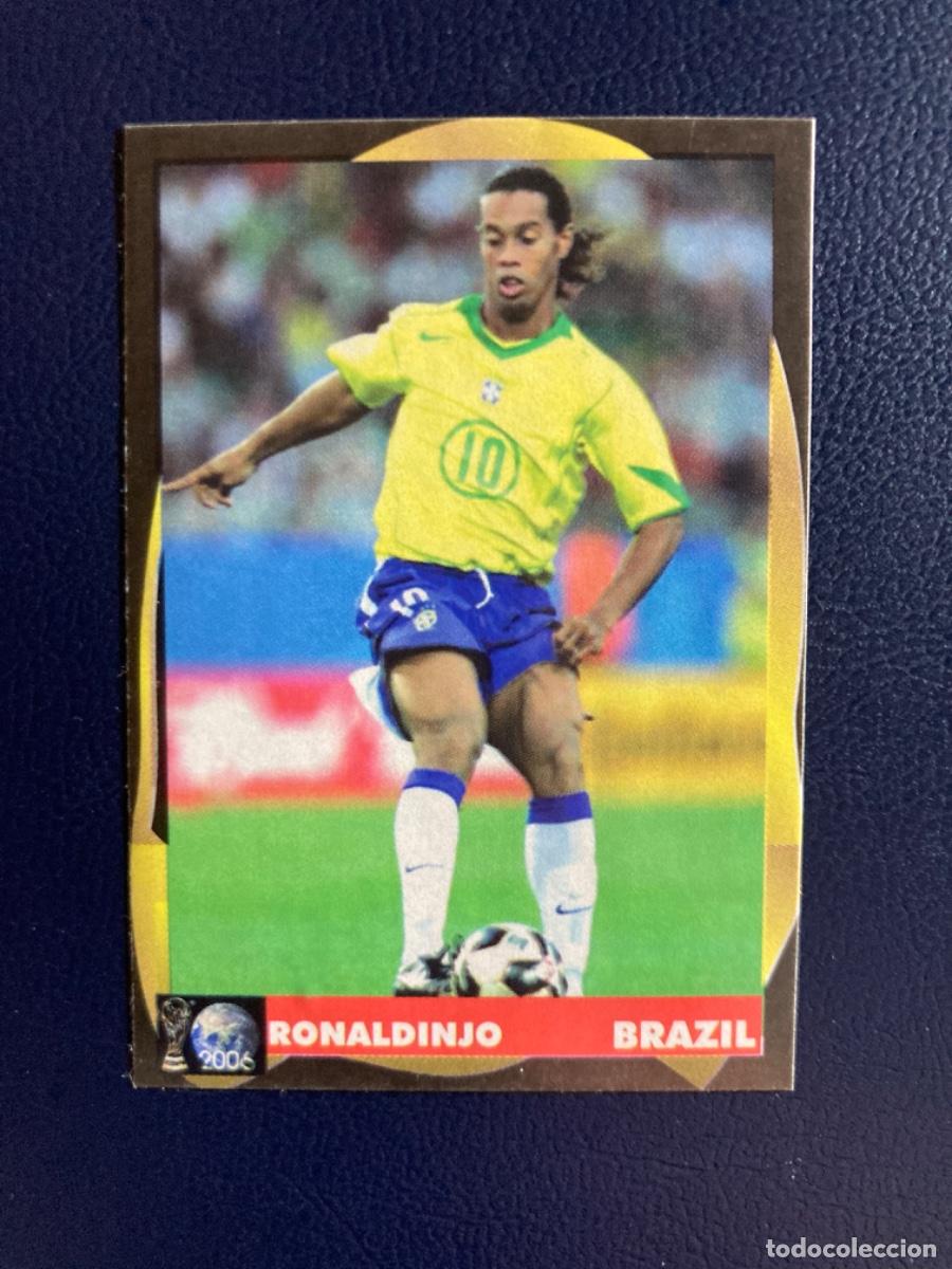 Cromos de F&uacute;tbol: 256 RONALDINHO BRASIL CROMO FUTBOL MUNDIAL 2006 SCHOOL SHOP SERBIA WORLD CUP