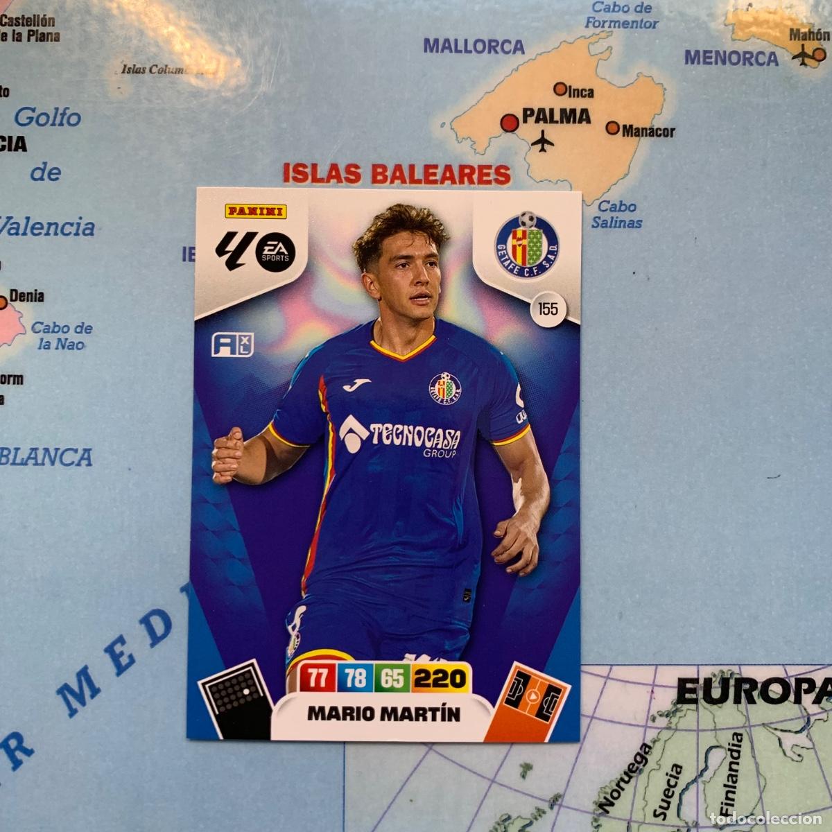 Cromos de F&uacute;tbol: Mario Mart&iacute;n n&uacute;mero 155 del Getafe cromo adrenalyn XL 25-26 2025-2026