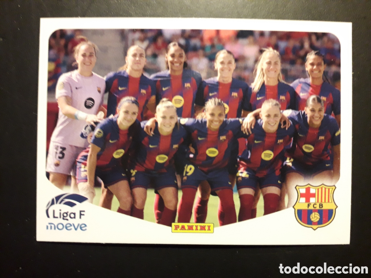Cromos de F&uacute;tbol: EQUIPO FC BARCELONA N&deg; 83 LIGA F FEMENINA 2025 2026 25 26 PANINI SIN PEGAR PEDIDO M&Iacute;NIMO 3&euro;