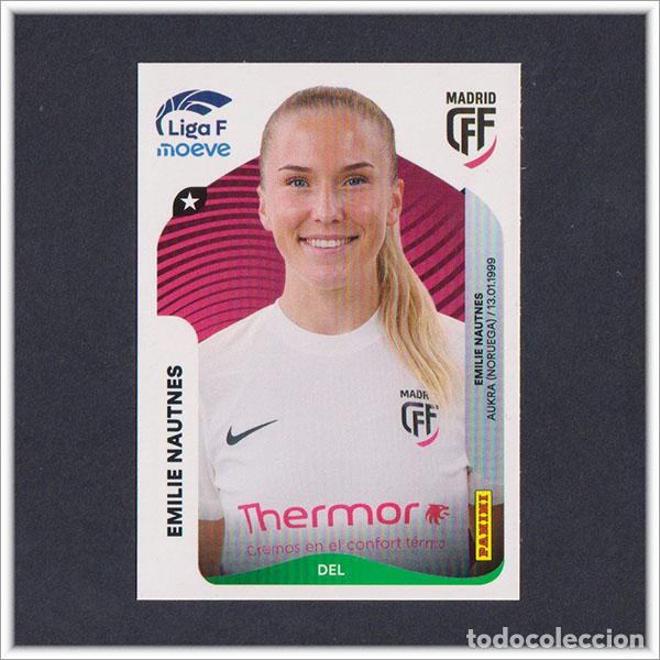 Football Stickers: LIGA FEMENINA F MOEVE 2025 2026 25 26 PANINI EMILIE NAUTNES 260 MADRID CFF COLECCI&Oacute;N ALBUM