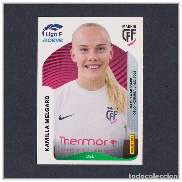 Football Stickers: LIGA FEMENINA F MOEVE 2025 2026 25 26 PANINI KAMILLA MELGARD 257 MADRID CFF COLECCI&Oacute;N ALBUM