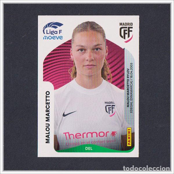 Football Stickers: LIGA FEMENINA F MOEVE 2025 2026 25 26 PANINI MALOU MARCETTO 256 MADRID CFF COLECCI&Oacute;N ALBUM
