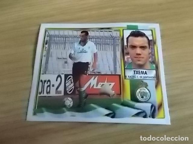 Cromos de F&uacute;tbol: TXEMA RACING FICHAJE N&ordm;31 Y DOBLE VERSION ESTE 95-96 RECORTADO IMPECABLE