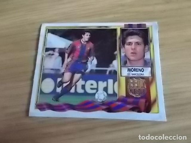 Cartes &agrave; collectionner de Football: MORENO F.C. BARCELONA FICHAJE N&ordm;28 ESTE 95-96 RECORTADO