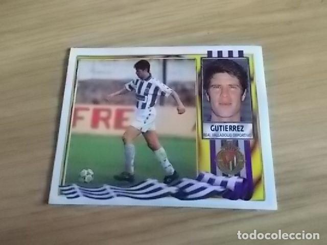 Cartes &agrave; collectionner de Football: GUTIERREZ VALLADOLID FICHAJE N&ordm;36 ESTE 95-96 RECORTADO IMPECABLE