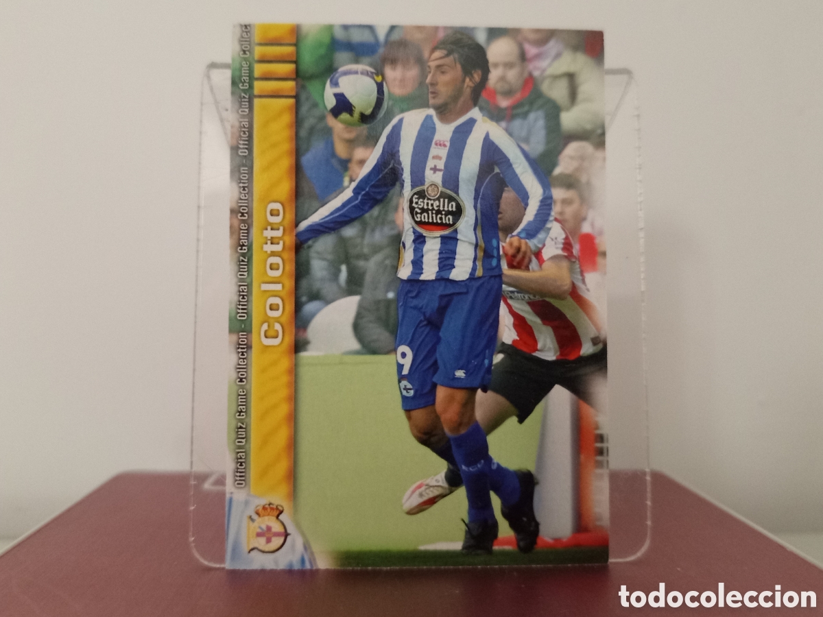 Football Stickers: ❇️ CROMO ⚽ COLOTTO DEPORTIVO DE LA CORU&Ntilde;A 169 FICHAS LIGA QUIZ COLLECTION MUNDICROMO ❇️