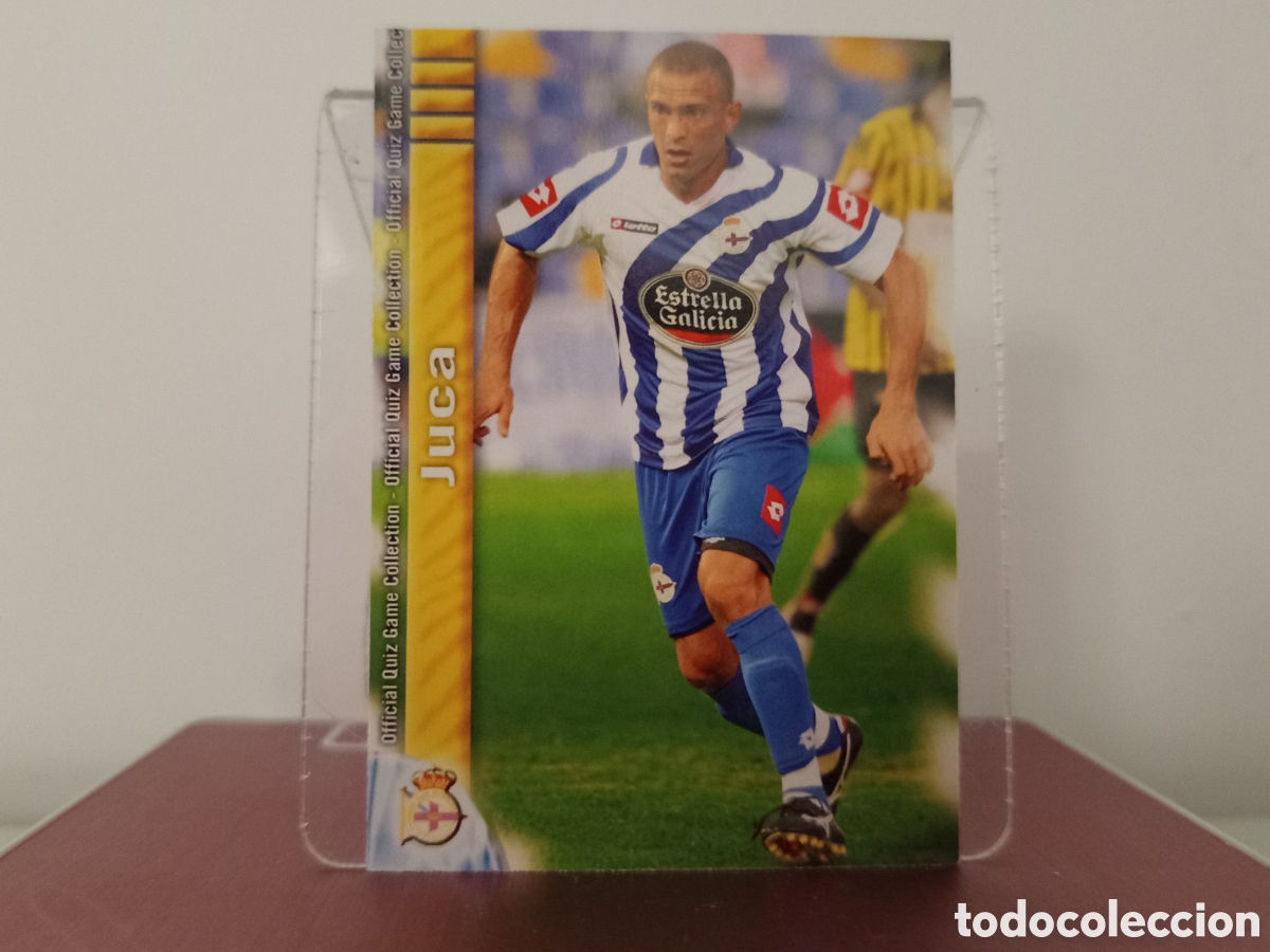 Cromos de Futebol: ❇️ CROMO ⚽ JUCA DEPORTIVO DE LA CORU&Ntilde;A 178 FICHAS LIGA QUIZ COLLECTION MUNDICROMO ❇️