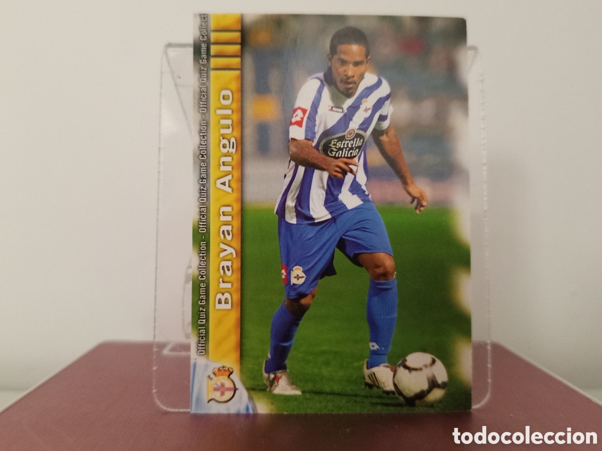 Cromos de F&uacute;tbol: ❇️ CROMO ⚽ BRAYAN ANGULO DEPORTIVO DE LA CORU&Ntilde;A 169 FICHAS LIGA QUIZ COLLECTION MUNDICROMO ❇️