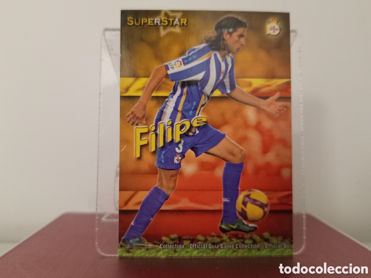 Cromos de F&uacute;tbol: ❇️ CROMO ⚽ FILIPE DEPORTIVO DE LA CORU&Ntilde;A SUPERSTAR FICHAS LIGA QUIZ COLLECTION MUNDICROMO ❇️