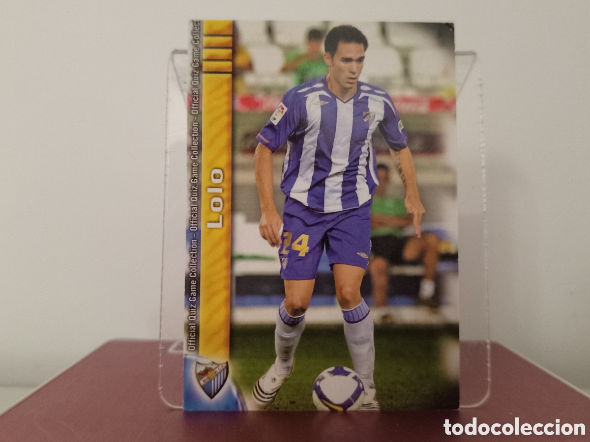 Fu&szlig;ball-Sticker: ❇️ CROMO ⚽ LOLO M&Aacute;LAGA 202 FICHAS LIGA QUIZ COLLECTION MUNDICROMO ❇️