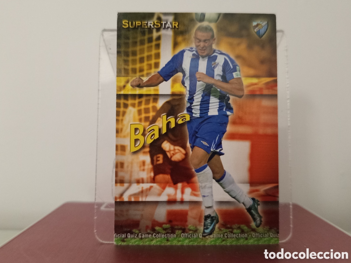 Cartes &agrave; collectionner de Football: ❇️ CROMO ⚽ BAHA M&Aacute;LAGA 216 SUPERSTAR FICHAS LIGA QUIZ COLLECTION MUNDICROMO ❇️