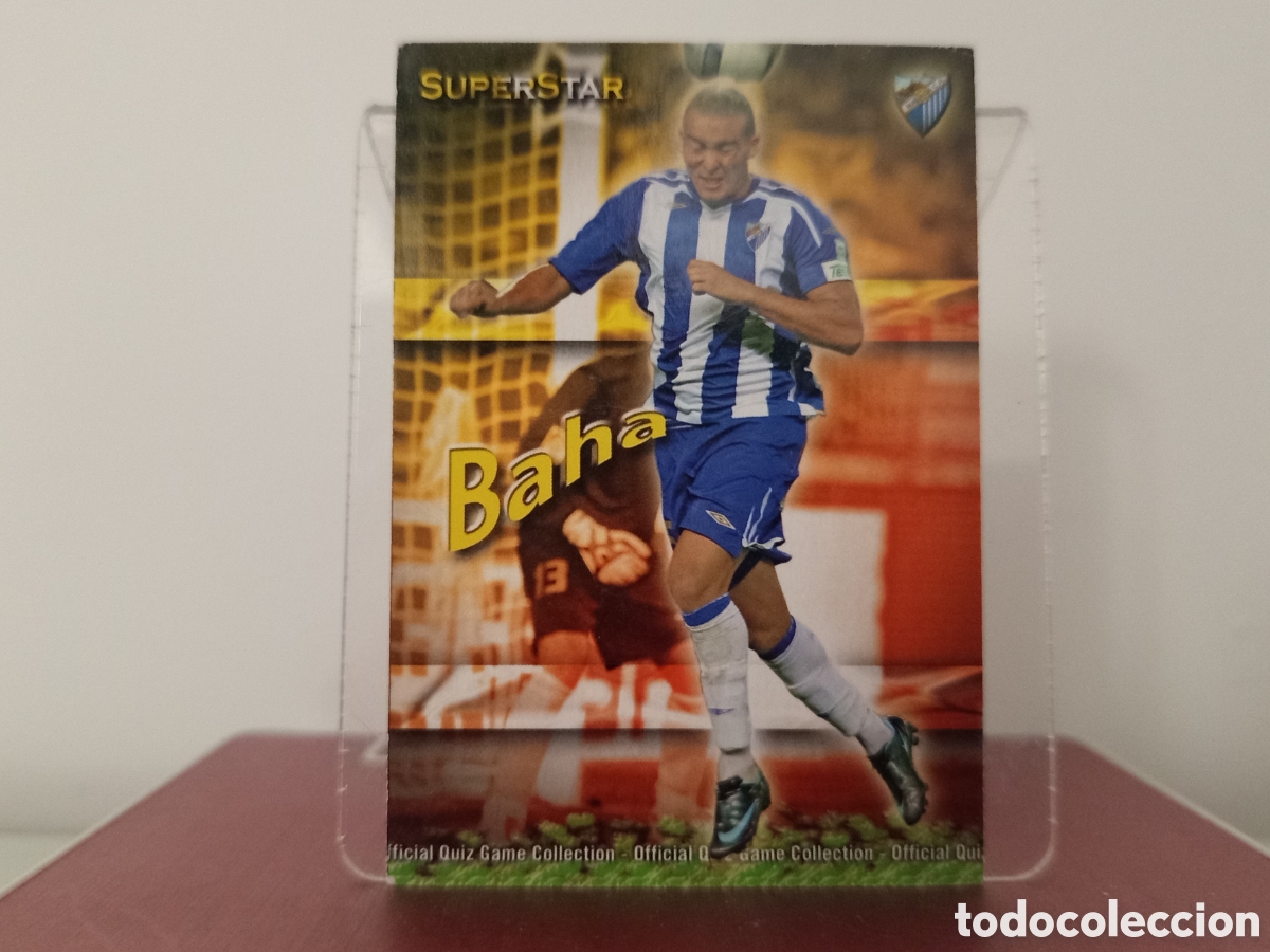 Cromos de F&uacute;tbol: ❇️ CROMO ⚽ BAHA M&Aacute;LAGA 216 SUPERSTAR FICHAS LIGA QUIZ COLLECTION MUNDICROMO ❇️