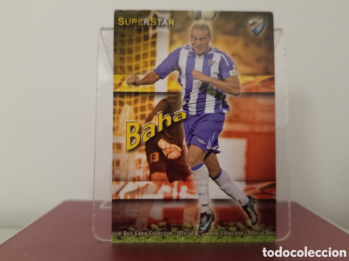 Cartes &agrave; collectionner de Football: ❇️ CROMO ⚽ BAHA M&Aacute;LAGA 216 SUPERSTAR FICHAS LIGA QUIZ COLLECTION MUNDICROMO ❇️