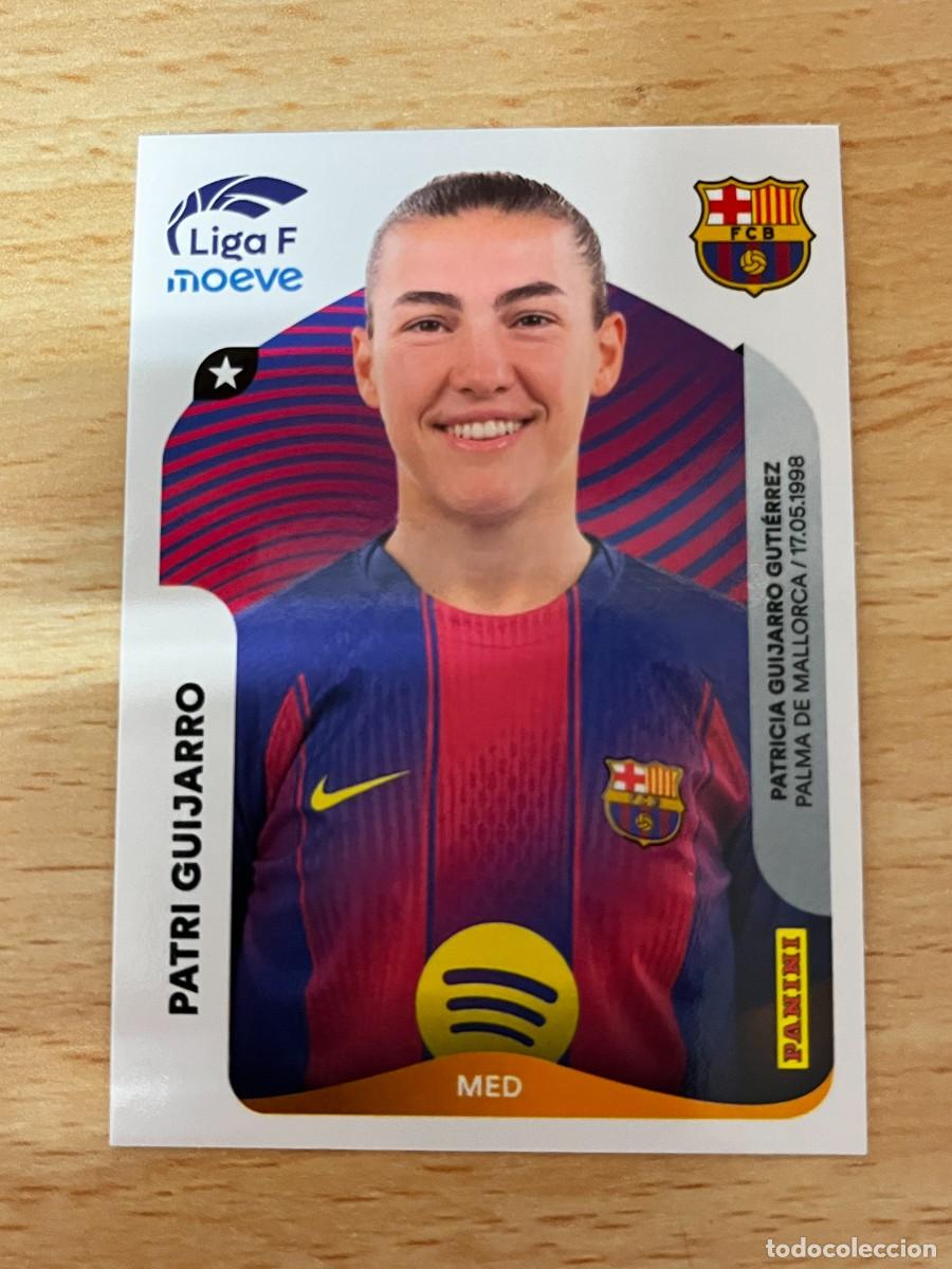 Cromos de F&uacute;tbol: LIGA FEMENINA 2025 2026 25 26 PANINI N&ordm; 92 PATRI GUIJARRO BARCELONA