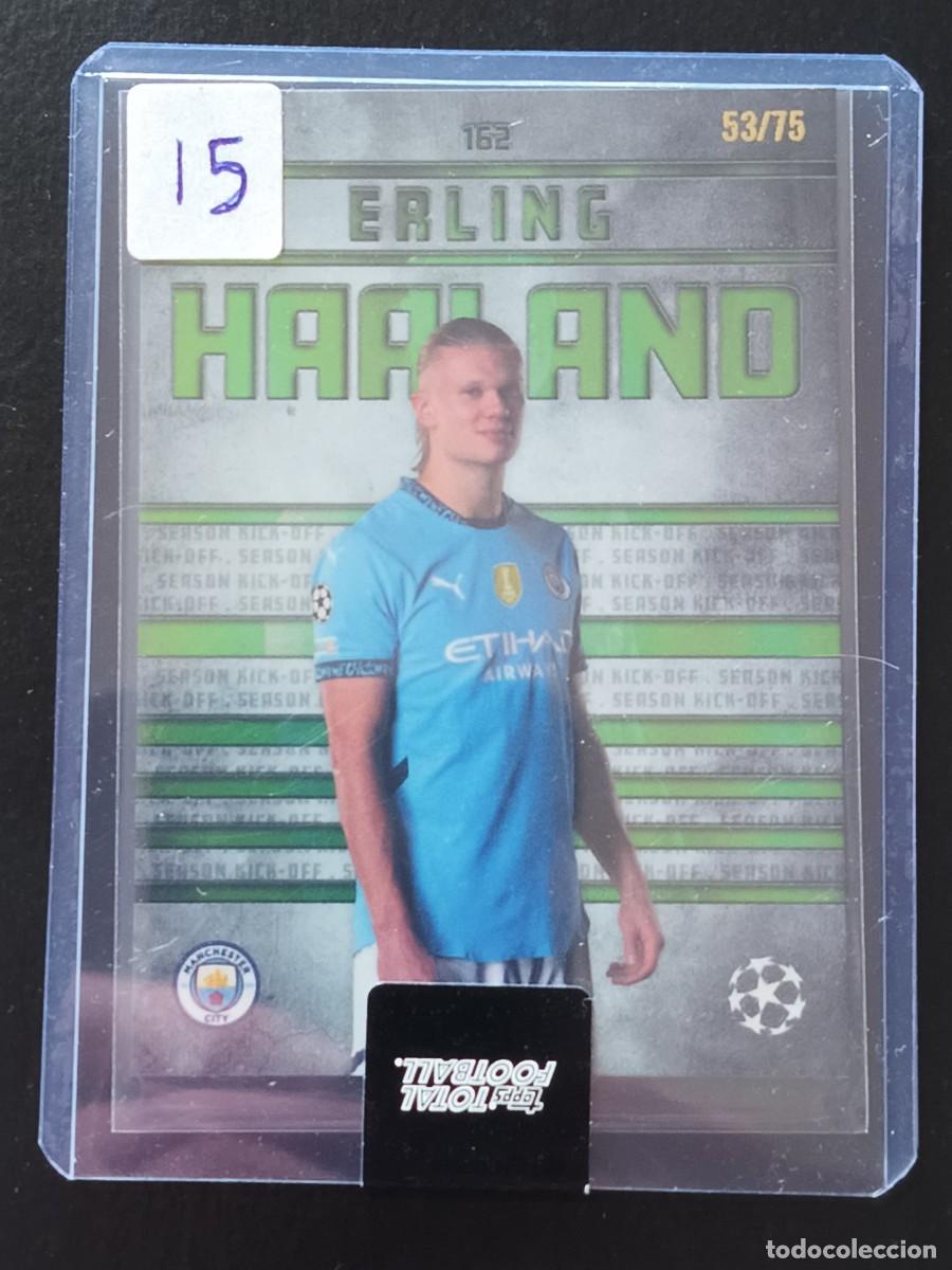 Figurine di Calcio: Erling Haaland 53/75 - Topps Total Football 2024/25 - Set Season kick Off - Manchester City
