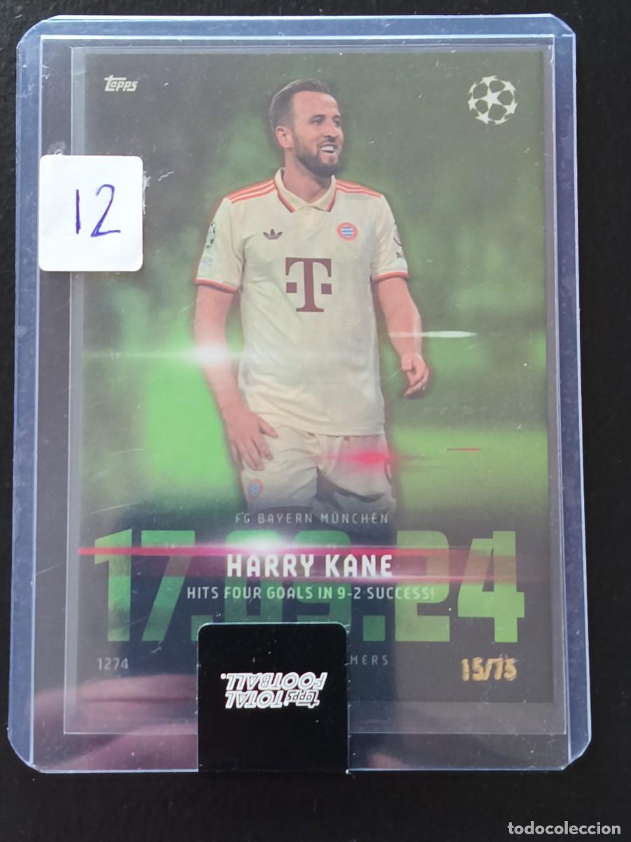 Cromos de F&uacute;tbol: Harry Kane 15/75 - Topps Total Football 2024/25 - Set Total Performers - FC Bayern Munchen