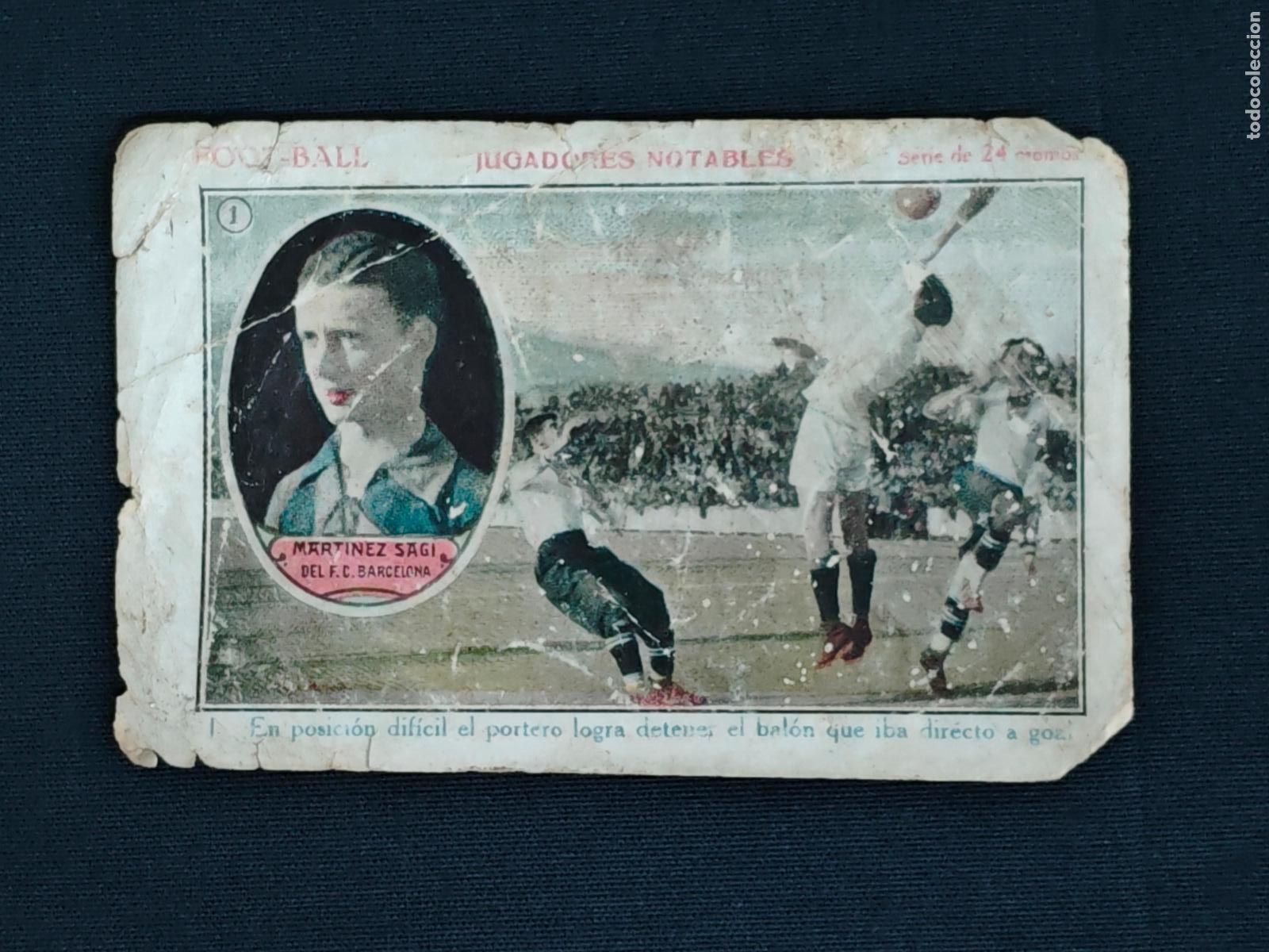 Cromos de F&uacute;tbol: CROMO - FOOT-BALL - JUGADORES NOTABLES - MARTINEZ SAGI - FEDERICO DIEZ