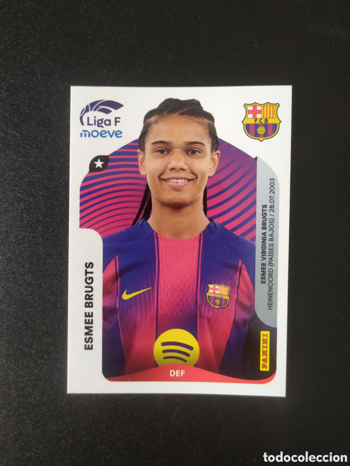 Cromos de F&uacute;tbol: LIGA FEMENINA F MOEVE 2025 2026 25 26 panini Brugts n&deg; 91 Barcelona