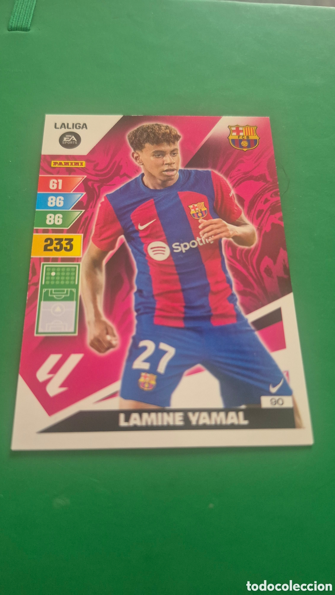 Cromos de F&uacute;tbol: ADRENALYN XL 2023 2024 23 24 PANINI LAMINE YAMAL ROOKIE 90 BARCELONA BAR&Ccedil;A COLECCI&Oacute;N LIGA