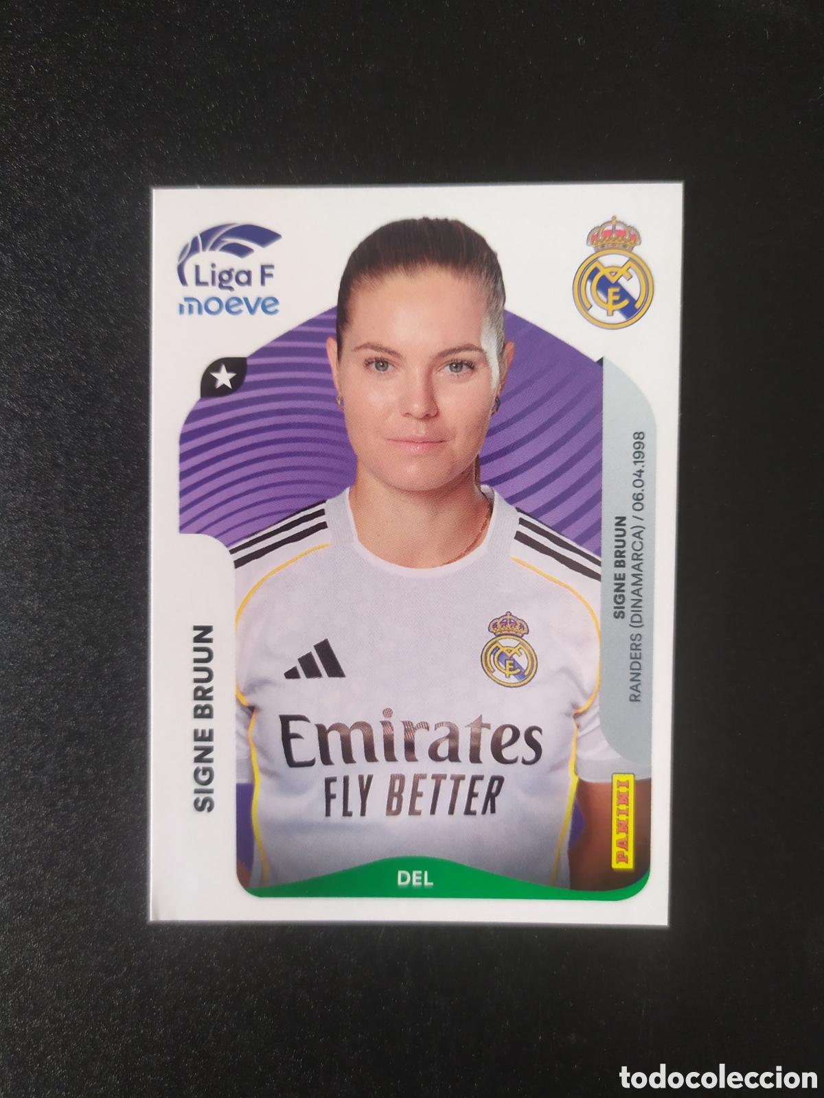 Cromos de F&uacute;tbol: LIGA FEMENINA F MOEVE 2025 2026 25 26 panini Bruun n&deg; 281 Real Madrid