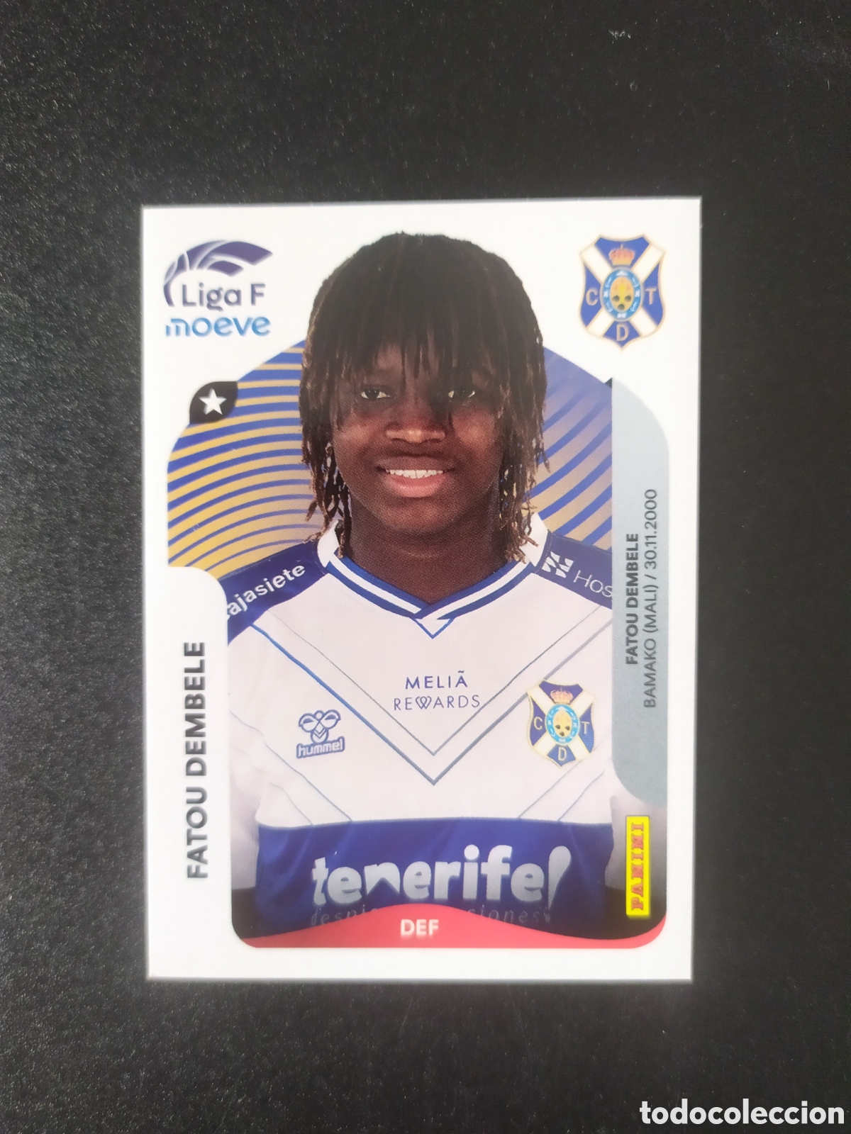 Cromos de F&uacute;tbol: LIGA FEMENINA F MOEVE 2025 2026 25 26 panini Dembele n&deg; 108 Tenerife