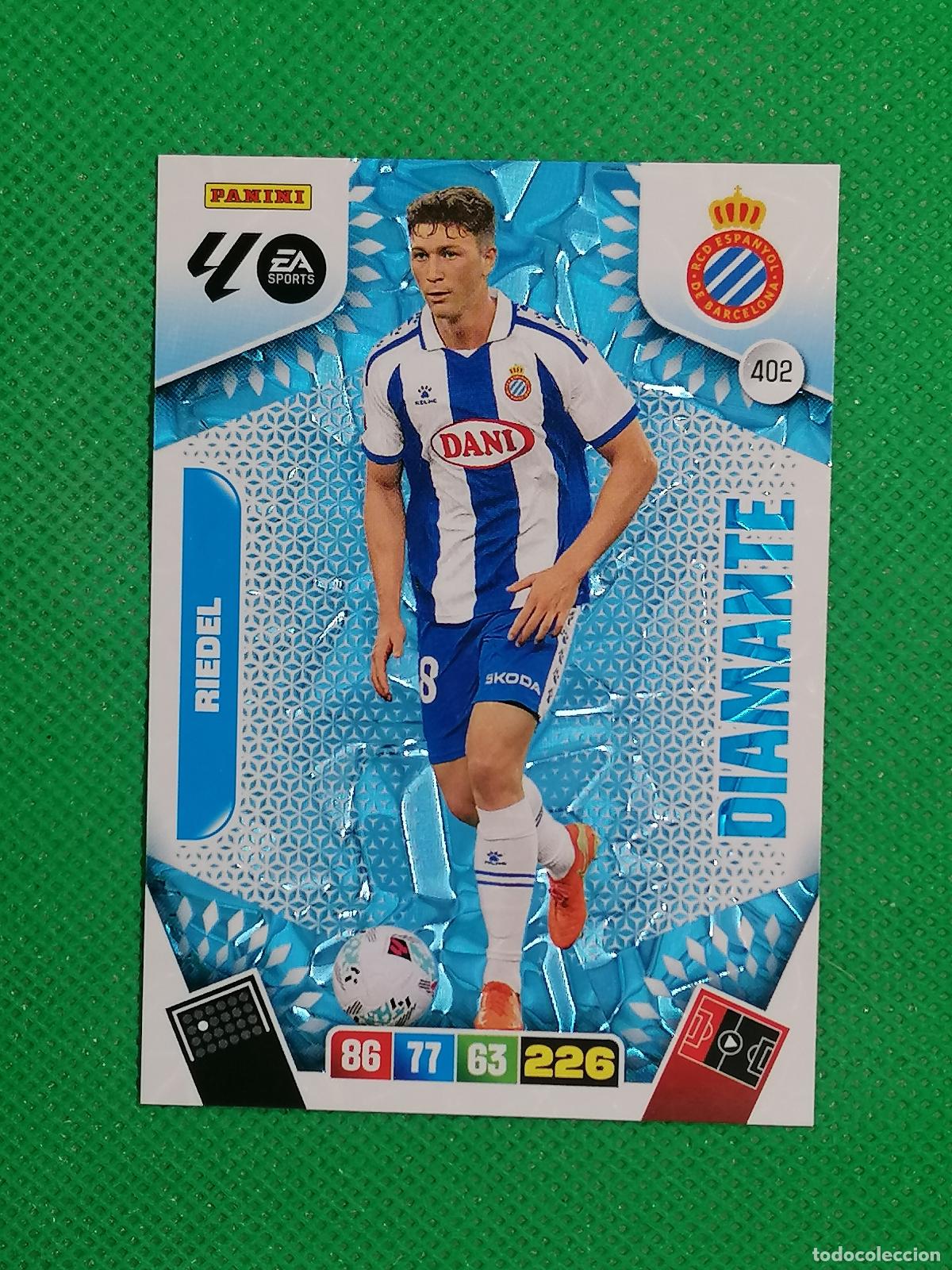 Cromos de F&uacute;tbol: 402 RIEDEL ESPANYOL DIAMANTE ⚽ LIGA ADRENALYN XL 2025 2026 25 26 ⚽