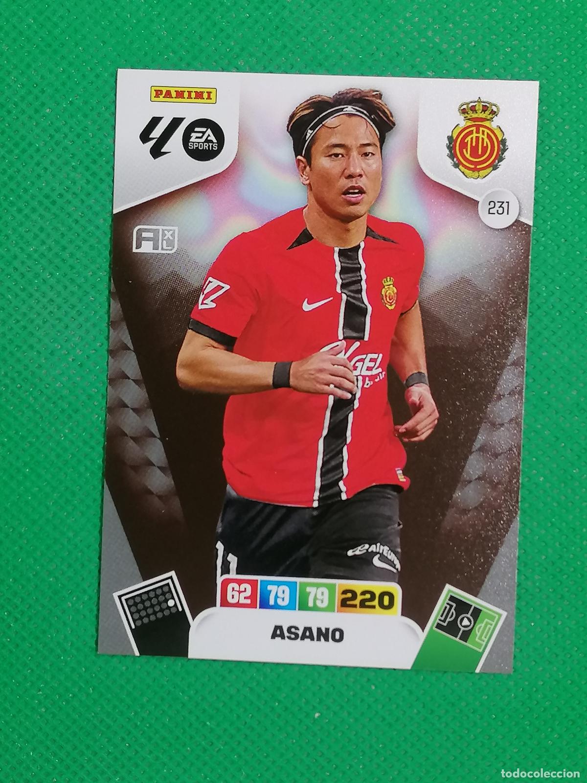 Fu&szlig;ball-Sticker: 231 ASANO MALLORCA ⚽ LIGA ADRENALYN XL 2025 2026 25 26 ⚽