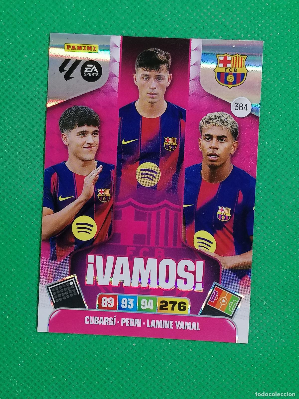 Cromos de F&uacute;tbol: 364 CUBARSI PEDRI YAMAL BARCELONA VAMOS ⚽ LIGA ADRENALYN XL 2025 2026 25 26 ⚽